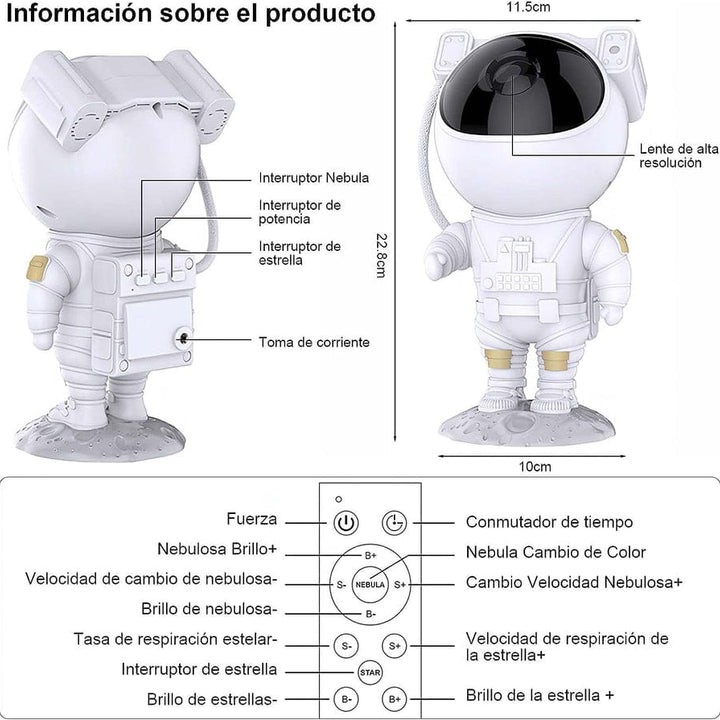 PROYECTOR DE GALAXIAS ASTRONAUTA MT-22